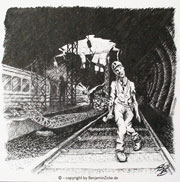 Zombie im U-Bahn-Schacht Thumb